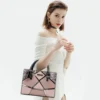 Bolso Bandolera Elegante de Gran Capacidad en PU para Mujer - Colores Variados y Diseño Moderno