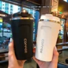 Taza de café de acero inoxidable de 350ml/500ml, taza térmica de viaje, botella termo a prueba de fugas, taza de té y café, termo, tazas aisladas